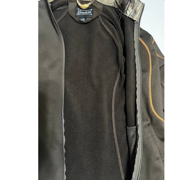 Gamehide Zip Front Brown/Camo Light Fitted Jacket Size Medium - Picture 4 of 4